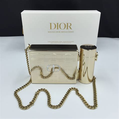 dior rouge dior minaudiere gift set|Dior minaudiere lipstick holder.